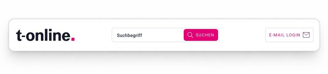 T-Online vor dem Login